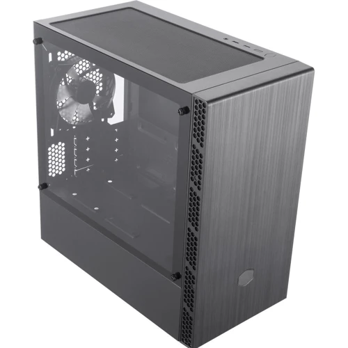 Корпус CoolerMaster MasterBox MB400L (MCB-B400L-KNNN-S00): Форм-фактор материнской платы micro-ATX, mini-ITX