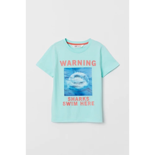 Футболка H & M 7009069 92 см блакитна