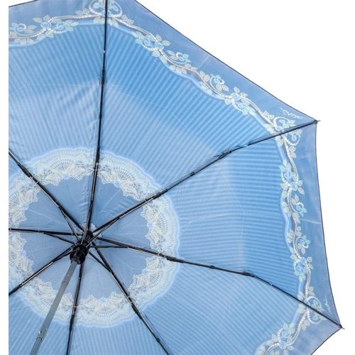 Зонт женский полуавтомат Art Rain синий (ZAR3614-61): Тип ручки Прямая