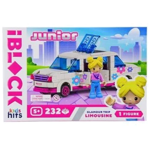Конструктор IBLOCK Junior Kids hits Дівчатка Гламурна поїздка Лімузин (KH08/002/2): Виробник Iblock