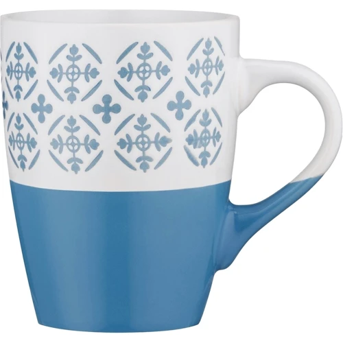Кружка Ardesto Ornament керамика 320 мл Сине-белый (AR3045BL)