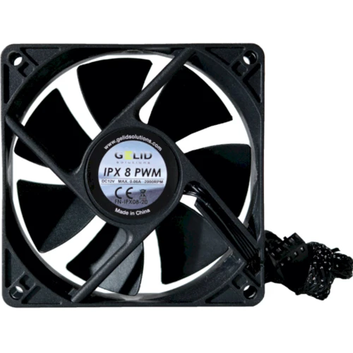 Кулер Gelid Solutions IPX 8 PWM (FN-IPX08-20): Уровень шума, dB 21.5