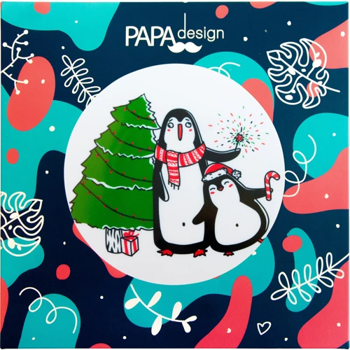 Тарелка "Новогодние Пингвины": Производитель PAPAdesign