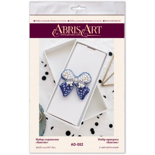 Abrisart AD-052 Набор для вышивки бисером украшения Бантик: Производитель Abrisart