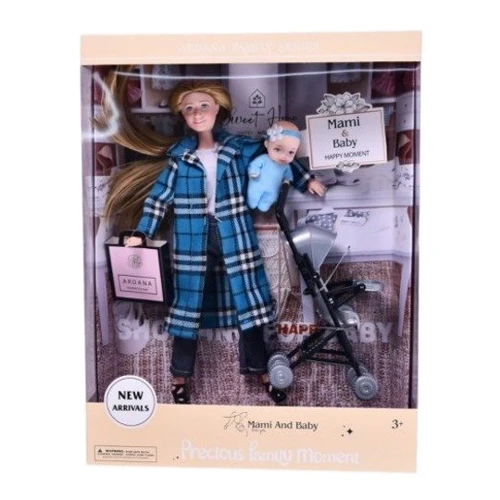 Лялька із пупсом Star Toys шарнірна з дочкою 30 см (A789-1): Вік от 3 лет