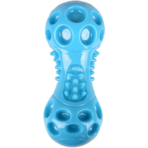 Игрушка для собак Flamingo Wido Dumbbell Гантель с пищалкой 5.7х5.7х14.2 см голубая (5400585116038)