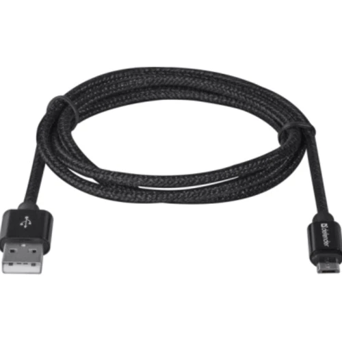 Кабель Defender PRO USB Cable to microUSB 1m Black (87802): Тип USB Cable - microUSB