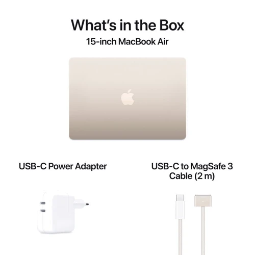 Apple MacBook Air 15" M3 256GB Starlight Custom (MC9F4UA/A) 2024 фото 10