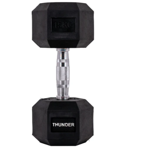 Гантель Thunder 15 кг (HEXAGONAL-DUMBBELLS-15KG)