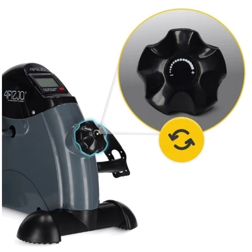 Велотренажер 4FIZJO Active 2 в 1 для рук и ног MBIKE02 Grey/Black (MBIKE02)