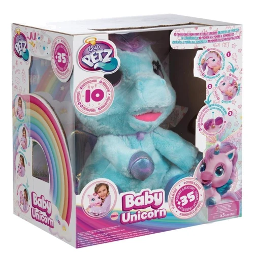 Интерактивная игрушка Club Petz Baby Unicorn голубая (IMC093881B)