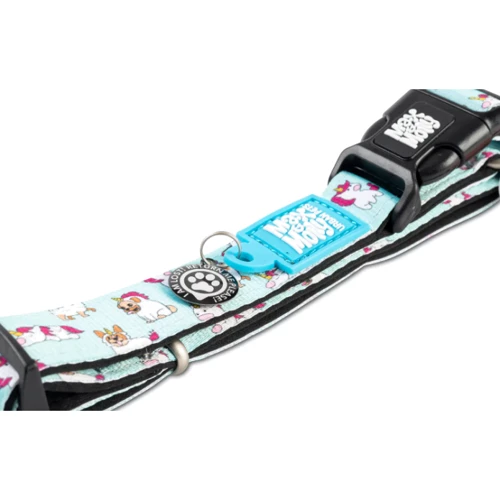 Нашийник Max & Molly Urban Pets Smart ID Collar - Unicorn/M з принтом Єдиноріг (4894512023079): Ширина 2.0 cм