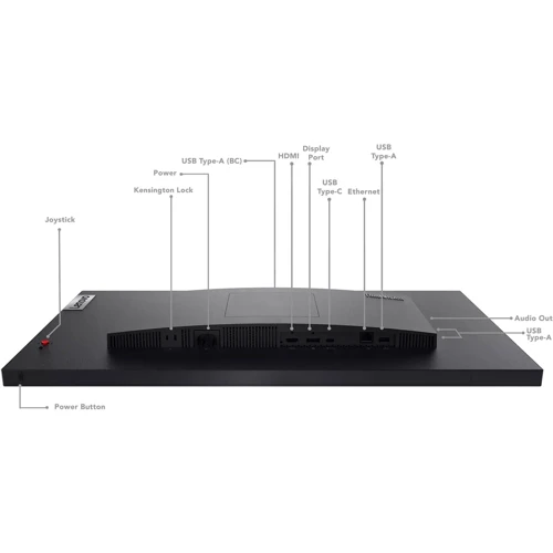 Монитор Lenovo T27p-30 (63A9GAT1EU) UA: Угол обзора, гор / верт 178 °/178 °
