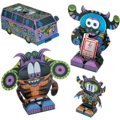 Color splitz Набор 3Д фигур (5 фл.+3 фигурки) (CS1462): Производитель Color splitz