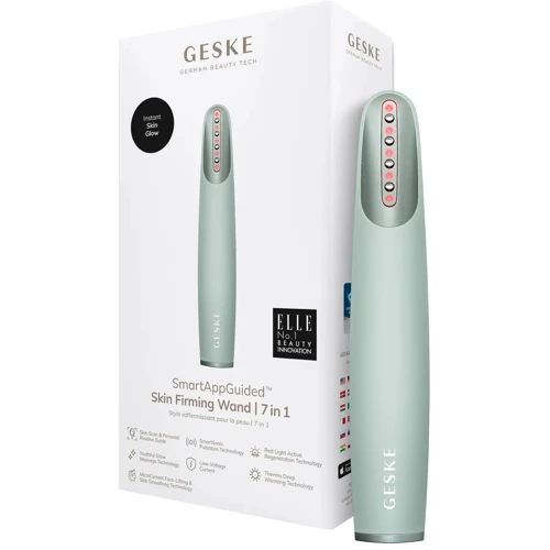 Устройство для укрепления и тонизации кожи лица GESKE Skin Firming Wand 7в1 green