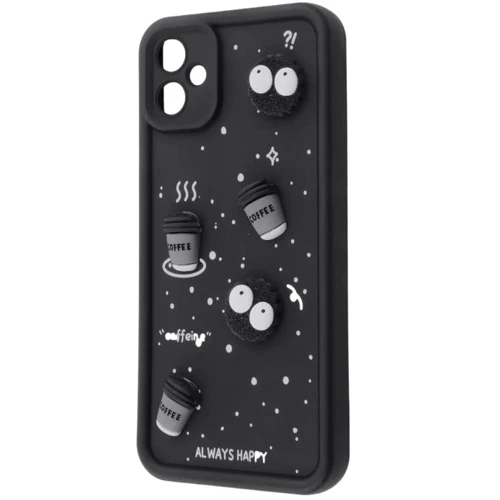 Чехол для телефонов Mobile Case Pretty Things Black/Coffee for Samsung A065 Galaxy A06