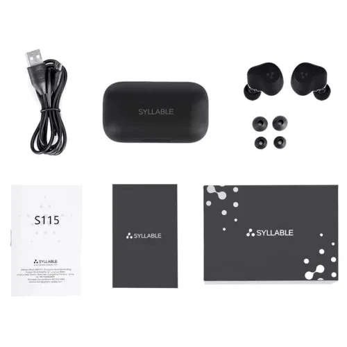 Наушники Syllable S115 Black: Чувствительность (дБ) 110