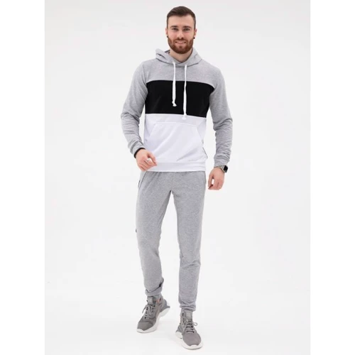 Спортивний костюм ISSA PLUS SG-16 48 сірий / чорний