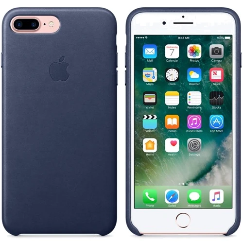 Чехол для iPhone Apple Leather Case Midnight Blue (MMYG2/MQHL2) for iPhone 8 Plus/iPhone 7 Plus: Тип аксессуара чехол