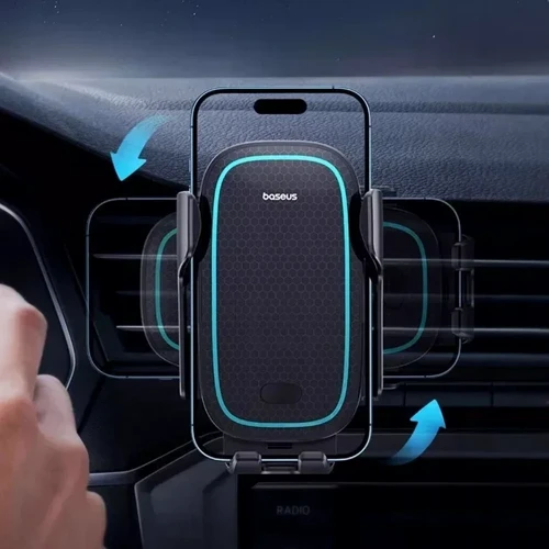 Держатель Baseus Car Holder Wireless Charger Milky Way Pro 15W Black (C40357000111-00) фото 6