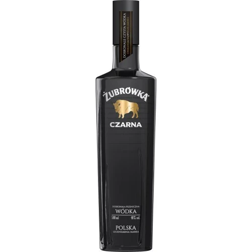 Водка Zubrowka Czarna, 0.5л 40% (BDA1VD-VZB050-003)