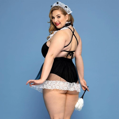 Эротический костюм горничной JSY P91103 Plus Size