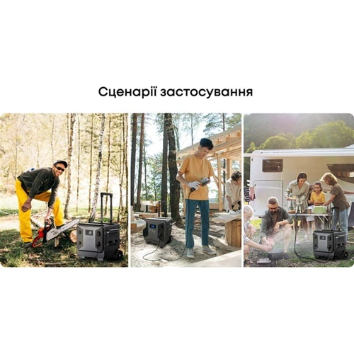 Зарядная станция PowerPlant M50 5120Wh 4500W (PB931439): Особенности модели Чистая синусоида, Дисплей