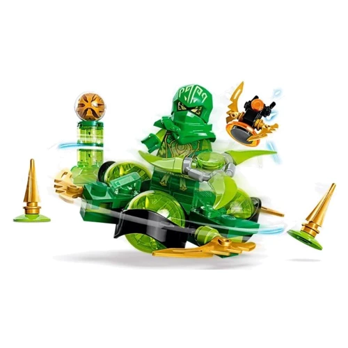 Конструктор LEGO NINJAGO Вращение Кружитцу Силы Дракона Ллойда 56 деталей (71779)