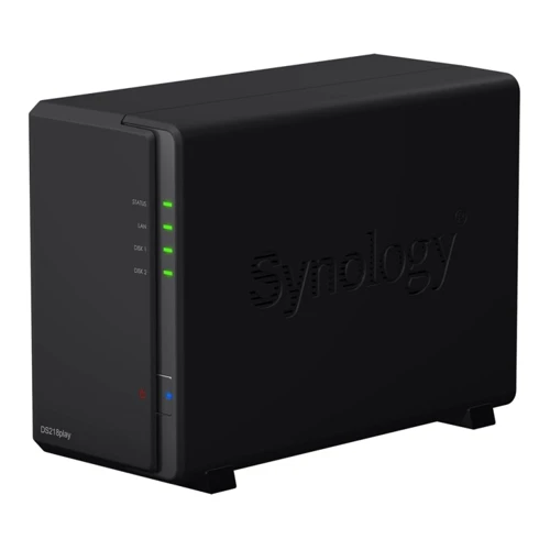 Сетевой накопитель (NAS) Synology DS218play: Предустановленные диски Нет