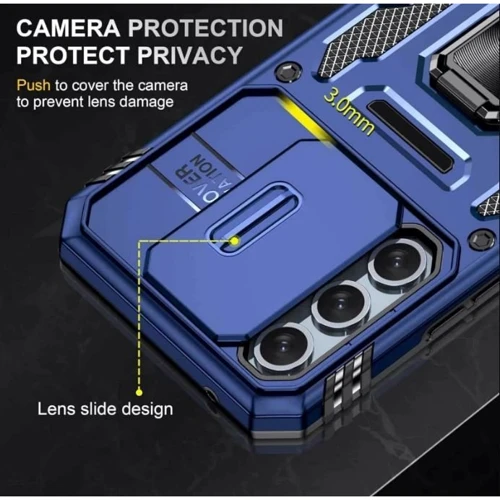 Чохол для телефона Mobile Case Camshield Army Ring Navy для Samsung S926 Galaxy S24 Plus / S936 Galaxy S25 Plus: Плівка в комплекті нет