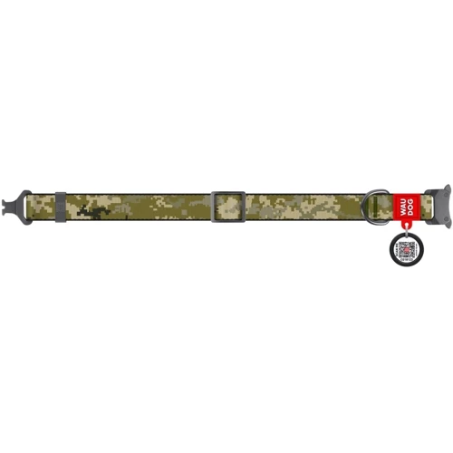 Нашийник для собак нейлоновий WAUDOG Nylon c QR-паспортом XL (288-4026): Виробник WAUDOG