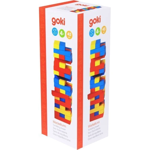 Настільна гра Goki Дженга Різнокольорова башта: Виробник Goki