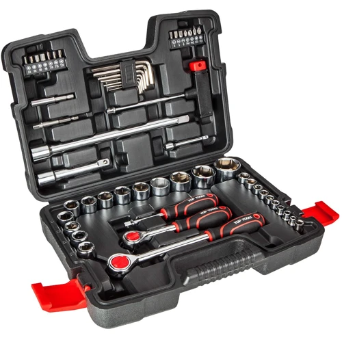 Набор торцевых головок с трещоткой Top Tools 38D530