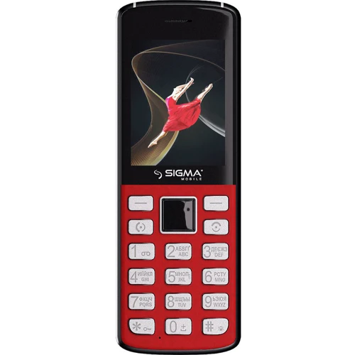 Мобильный телефон Sigma mobile X-Style 24 Onyx red (UA UCRF): Оперативная память 32 МБ