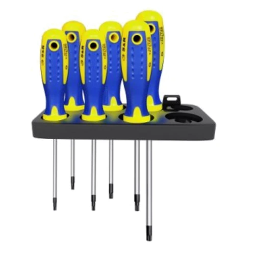 Набор отверток S&R TORX 6 шт (250681206): Назначение набора универсальный