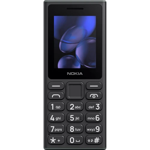 Мобильный телефон Nokia 105 (2024) Dual Sim Black (UA UCRF): Дисплей 2" TFT (240х280)