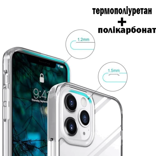 Чехол для iPhone BeCover Space Case Transparancy for iPhone 13 Pro (707796): Тип аксессуара чехол