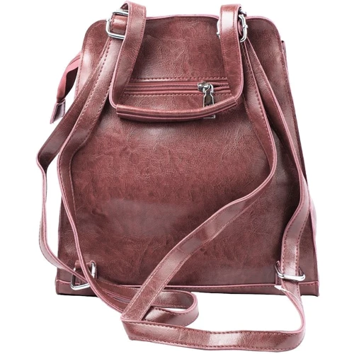 Жіночий рюкзак Valiria Fashion темно-рожевий (4DETBI9945-13-1): Застібка Магнітна