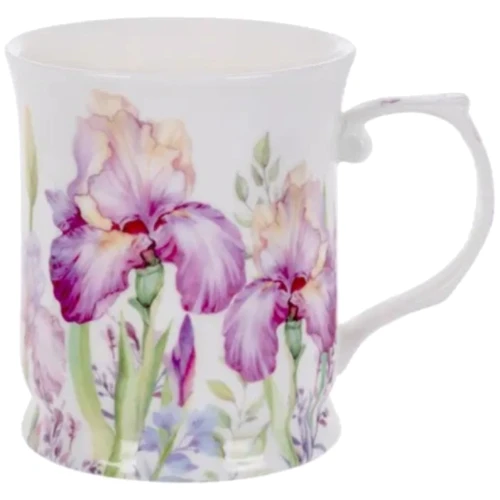Кружка Lefard Ирисы 400 мл (924-777): Форма цилиндр