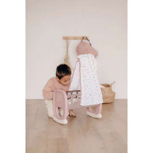 Колиска Smoby Toys Baby Nurse з балдахіном Рожевий (220373): Тип Мебель
