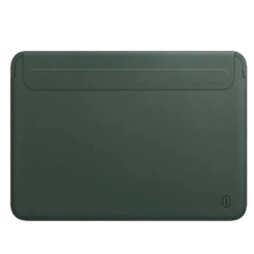WIWU Skin Pro 2 Leather Sleeve Green for MacBook Air 15" M3 | M2 (2024 | 2023)
