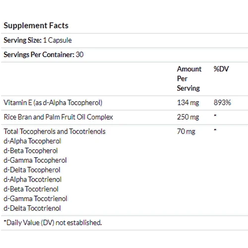 Dr. Mercola Vitamin E, 30 Capsules (MCL-01508): Форма выпуска Капсулы