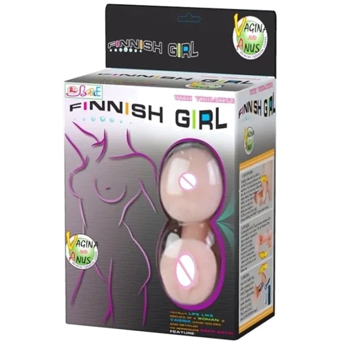 Надувна лялька Finish Girl із вставкою з кібершкіри та вібростимуляцією, BM-015001: Для кого Для чоловіків