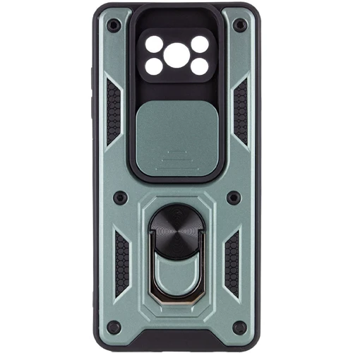 Чехол для телефонов Mobile Case Camshield Serge Ring Green for Xiaomi Poco X3 NFC / Poco X3 Pro: Тип накладка на заднюю часть