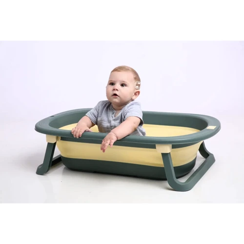 Ванночка складная Babyhood Комфорт Плюс, зеленая (BH-328GG) фото 4