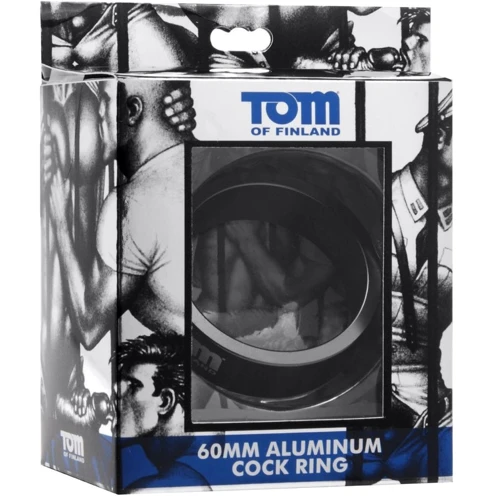 Tom of Finland 60mm Aluminum Cock Ring - ерекційне кільце