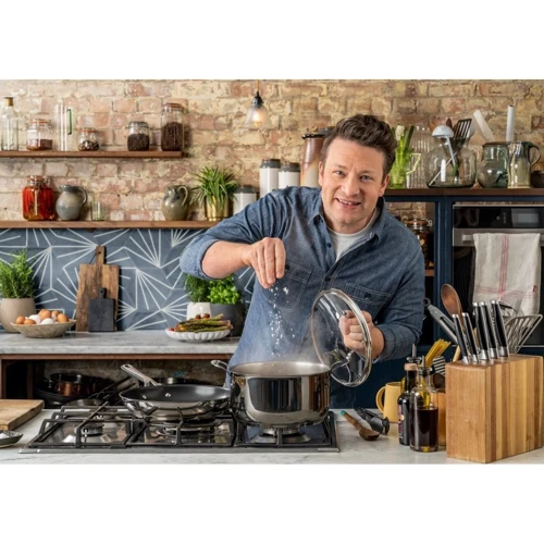 Сковорода Tefal Jamie Oliver Kitchen Essential 24 см (E3140474): Крышка в комплекте нет