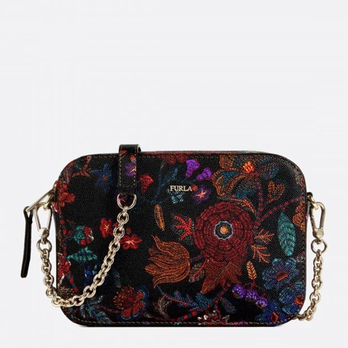 Женская сумка кросс боди Furla Brava Mini Crossbody черная (1044708)