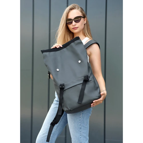 Женский рюкзак Sambag RollTop Milton серый (24211009): Тип Рюкзаки