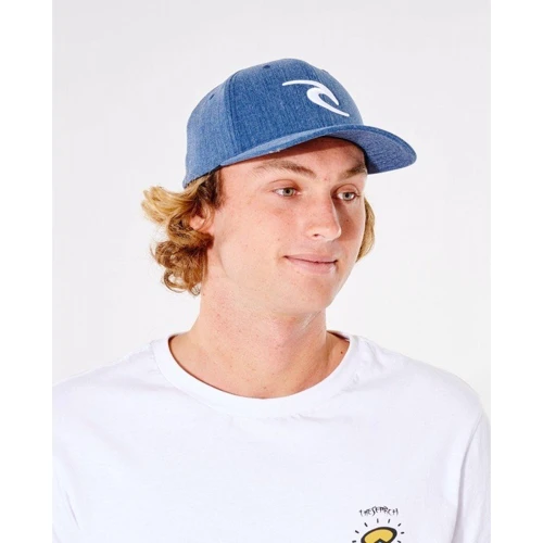 Мужская бейсболка Rip Curl Tepan Flexfit Cap синяя (111MHE-49) фото 3